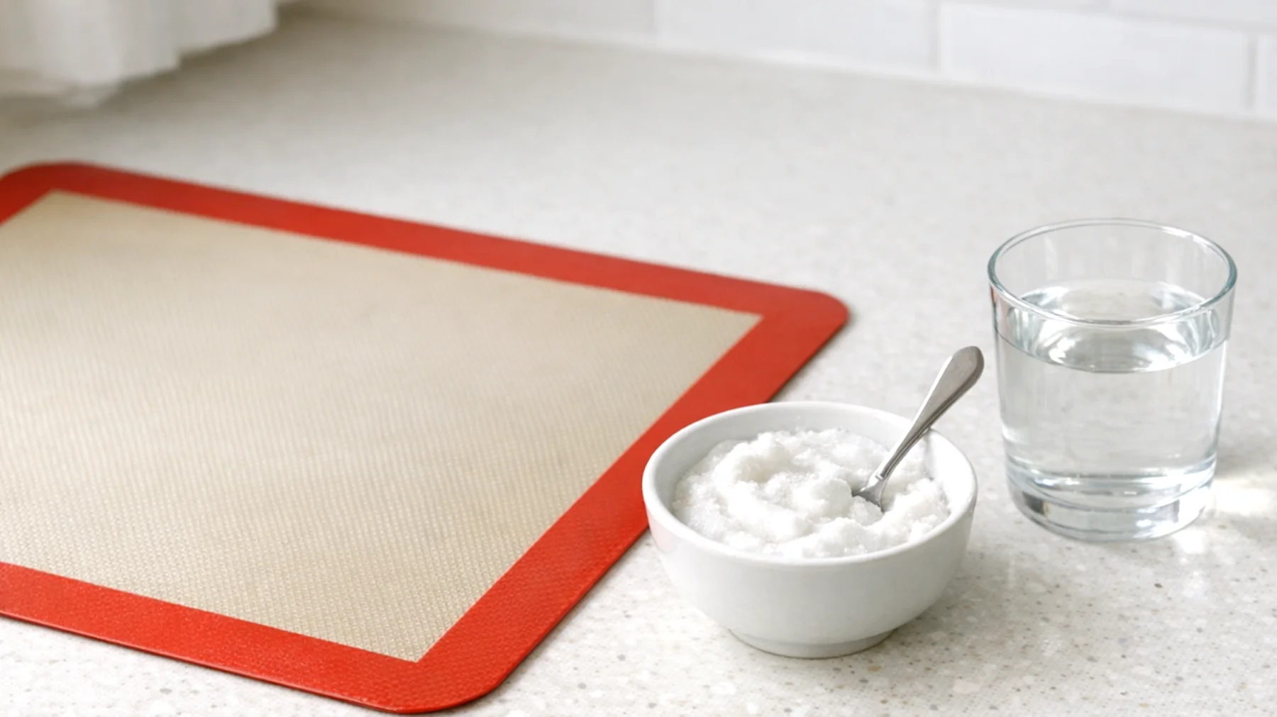 Come igienizzare efficacemente il tappetino in silicone da forno senza utilizzare prodotti chimici, mantenendolo pulito e sicuro per il contatto alimentare"